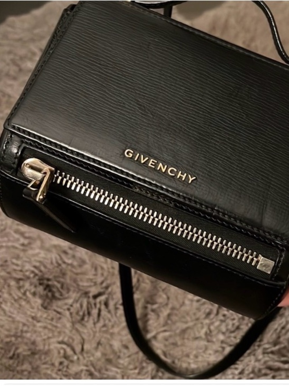 Givenchy Black Small Pandora Box  Leather crossbody bag purse - Picture 11 of 14